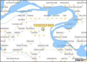 map of Teneng Fara