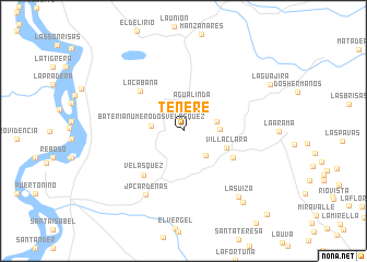 map of Tenere