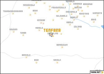 map of Tenfara