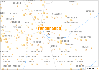map of Tengandogo