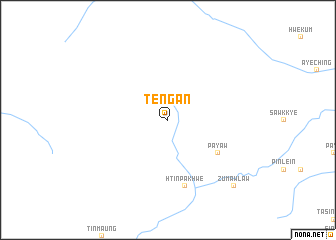 map of Te-ngan
