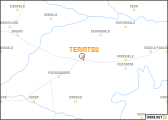 map of Ténintou