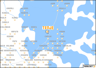 map of Tenje