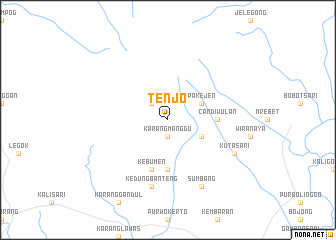 map of Tenjo