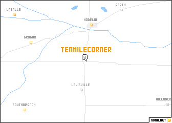 map of Tenmile Corner