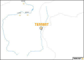 map of Tennant