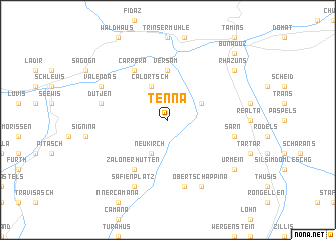 map of Tenna