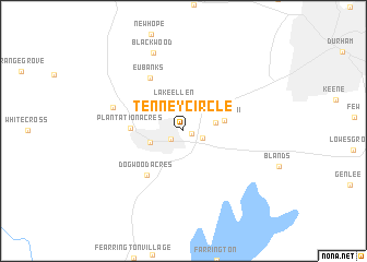 map of Tenney Circle