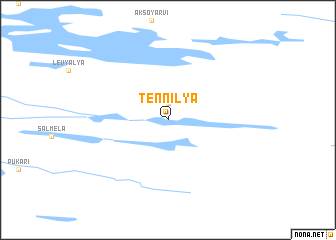 map of Tennilya