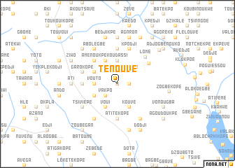 map of Ténouvé