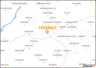 map of Tensaout