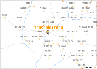 map of Tensobintenga