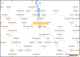 map of Tensouka