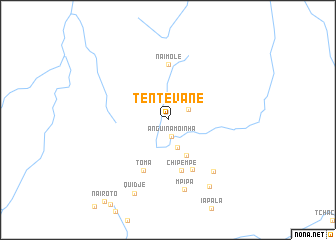 map of Tentevane