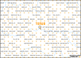 map of Tenua