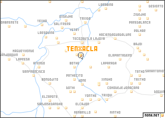 map of Tenxacla