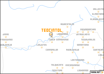 map of Teocintol