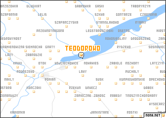 map of Teodorowo