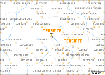 map of Teosinte