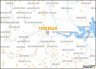 map of Tepeagua