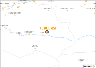 map of Tepebaşı