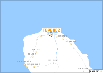 map of Tepeboz