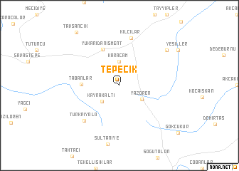 map of Tepecik