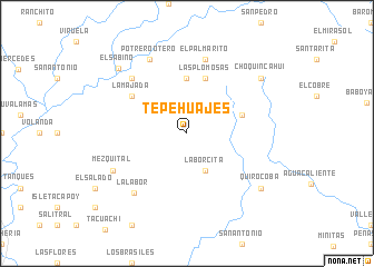 map of Tepehuajes