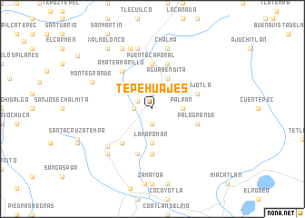map of Tepehuajes
