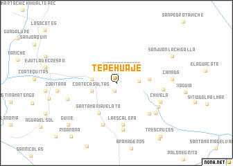 map of Tepehuaje