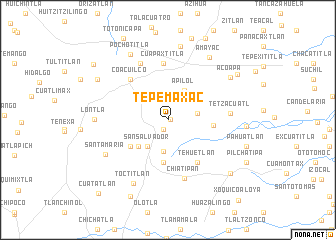 map of Tepemaxac