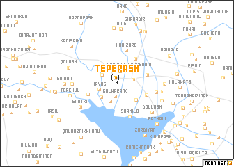 map of Tepe Rash