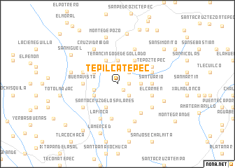 map of Tepilcatepec