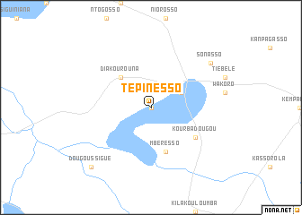 map of Tépinesso