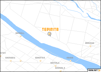 map of Te Pirita