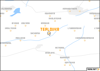 map of Teplovka
