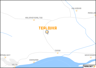 map of Teplovka