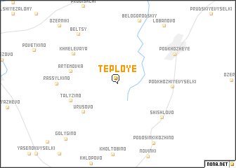 map of Tëploye