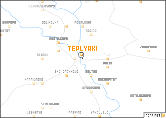 map of Teplyaki