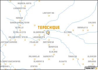 map of Tepochique