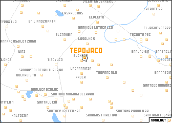 map of Tepojaco