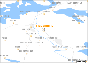 map of Teppanala