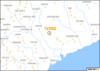 map of Teppo