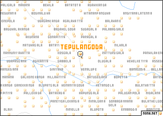 map of Tepulangoda