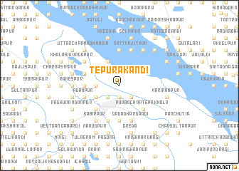 map of Tepurākāndi