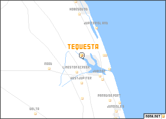 map of Tequesta