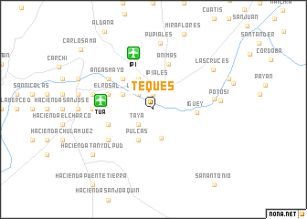 map of Teques