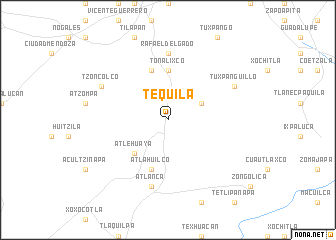 map of Tequila