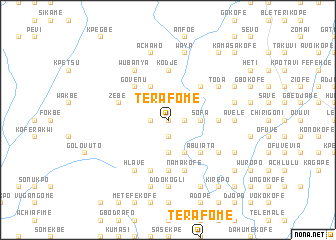 map of Terafome