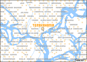 map of Terakāhānia